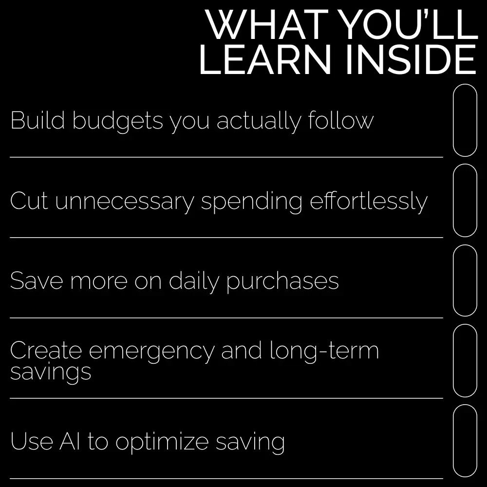 Simple Ways to Keep Your Money in Check – Easy Budgeting & Smart Savings Ebook | Practical Ways on How to Save Money