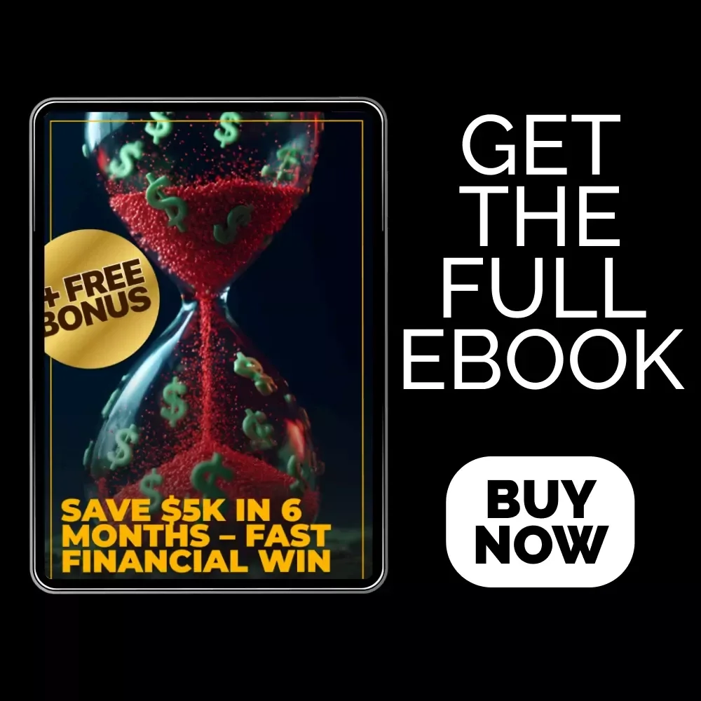 Save $5K in 6 Months – Fast Financial Win | how to save 5k in 6 months Guide | Budget Planner eBook for Beginners | Digital Savings Workbook