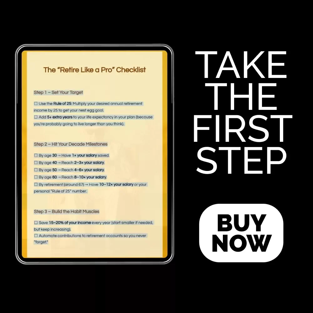 The “Retire Like a Pro” Checklist – Your Ultimate Guide to Hitting Retirement Savings Goals by Age, Step-by-Step Financial Planning, and Smart Money Habits