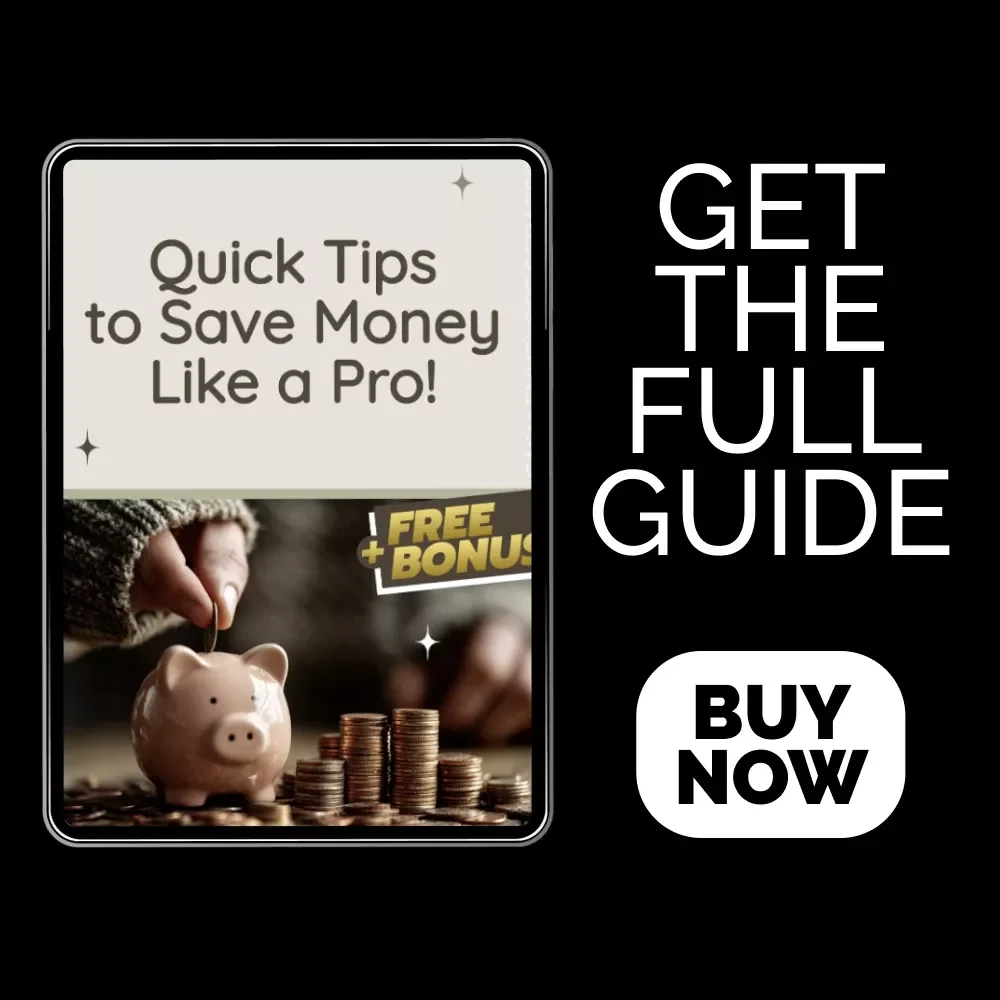 Quick Tips to Save Money Like a Pro! – Practical Guide on how to save money fast, Budgeting, Cutting Expenses & Smart Side Hustles