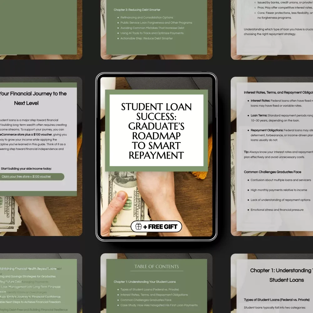 Student Loan Success: Graduate’s Roadmap to Smart Repayment – Complete Guide on How to Manage Student Loans After Graduation, Reduce Debt, Optimize Payments, and Build Long-Term Financial Confidence