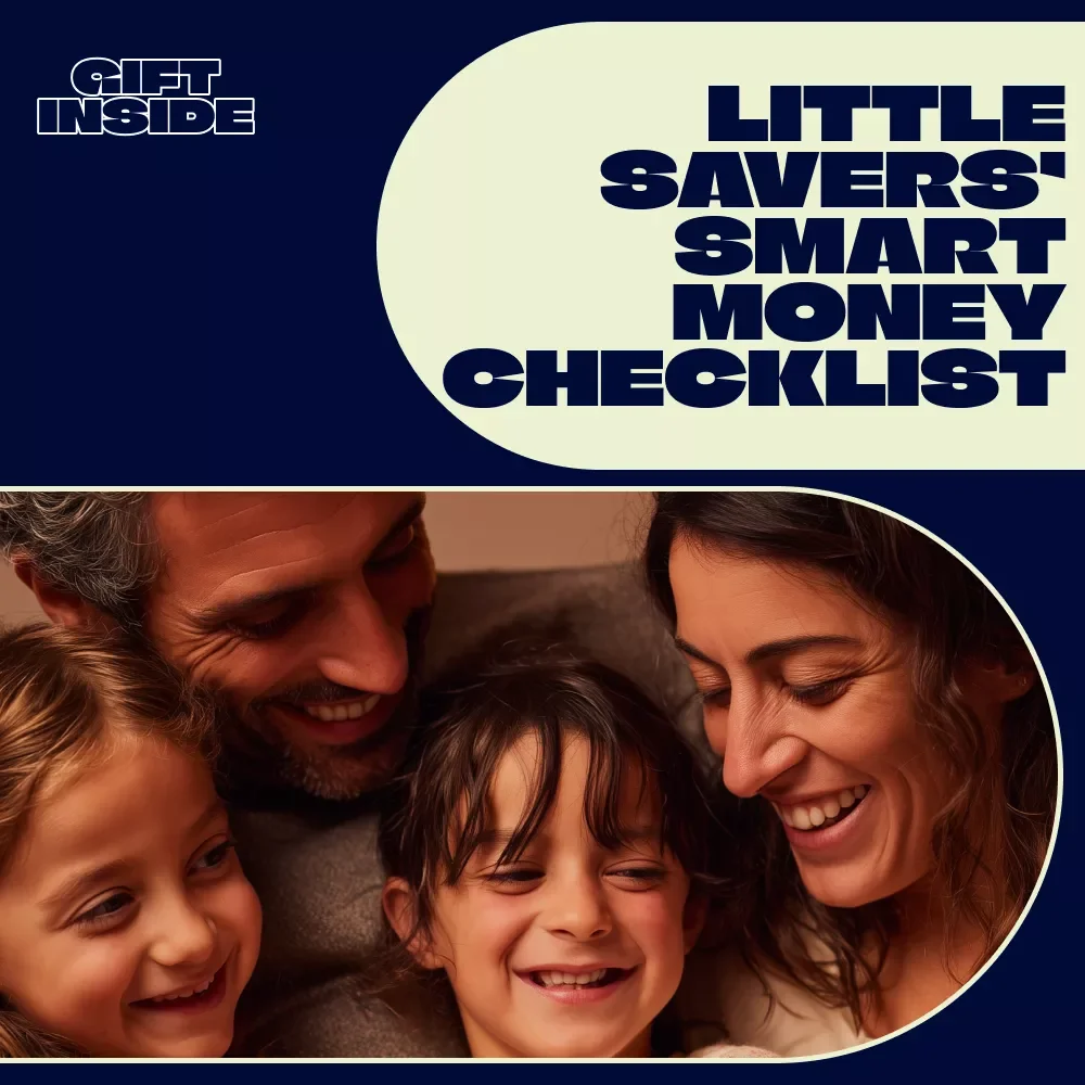 Little Savers’ Smart Money Checklist – Fun Kids Savings Goals Teaching Tips for Parents, Families & Classrooms | Printable Money Habits Guide