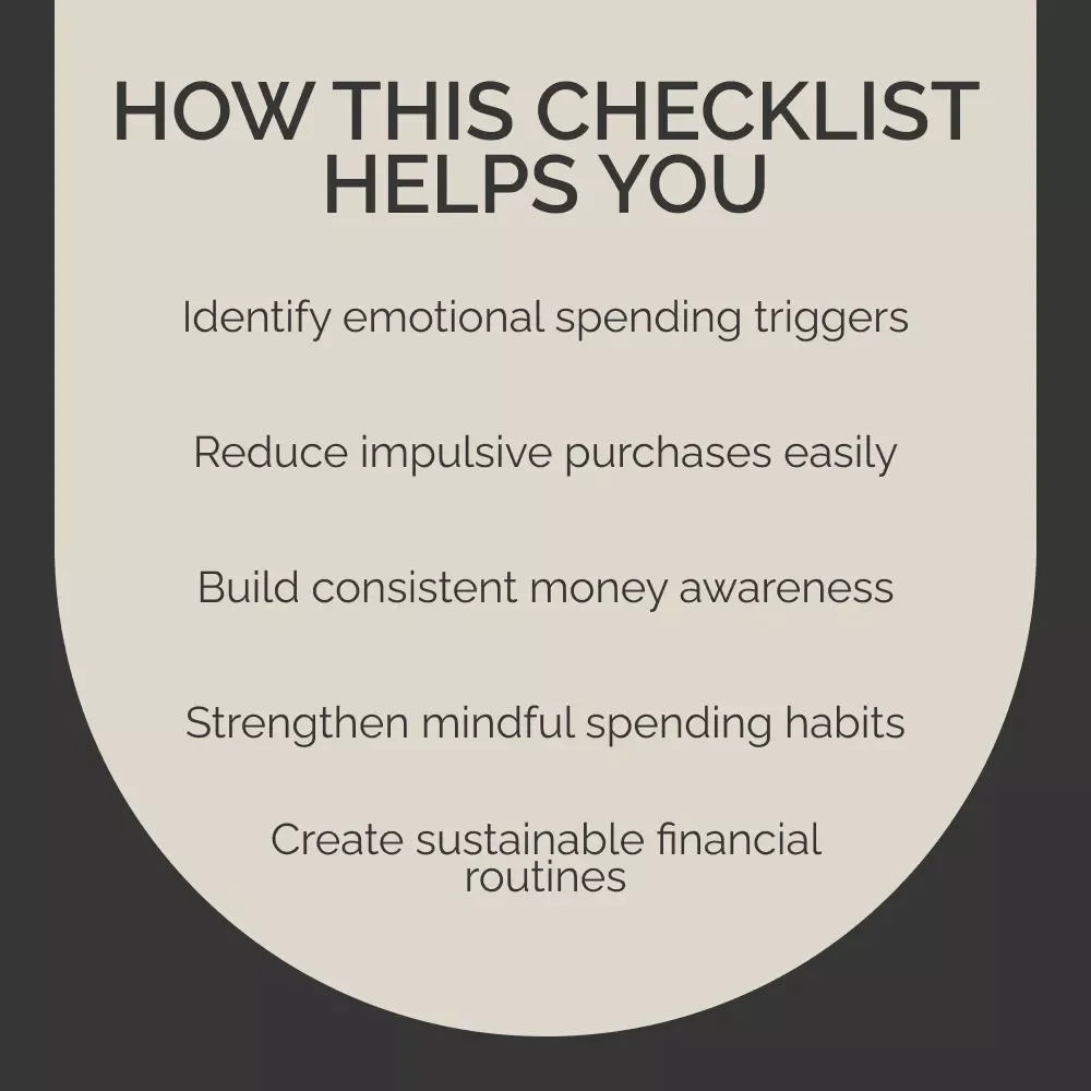 Emotional Shopping Mastery Checklist – Printable Emotional Shopping Control Guide, Budgeting & Mindful Spending Digital Download