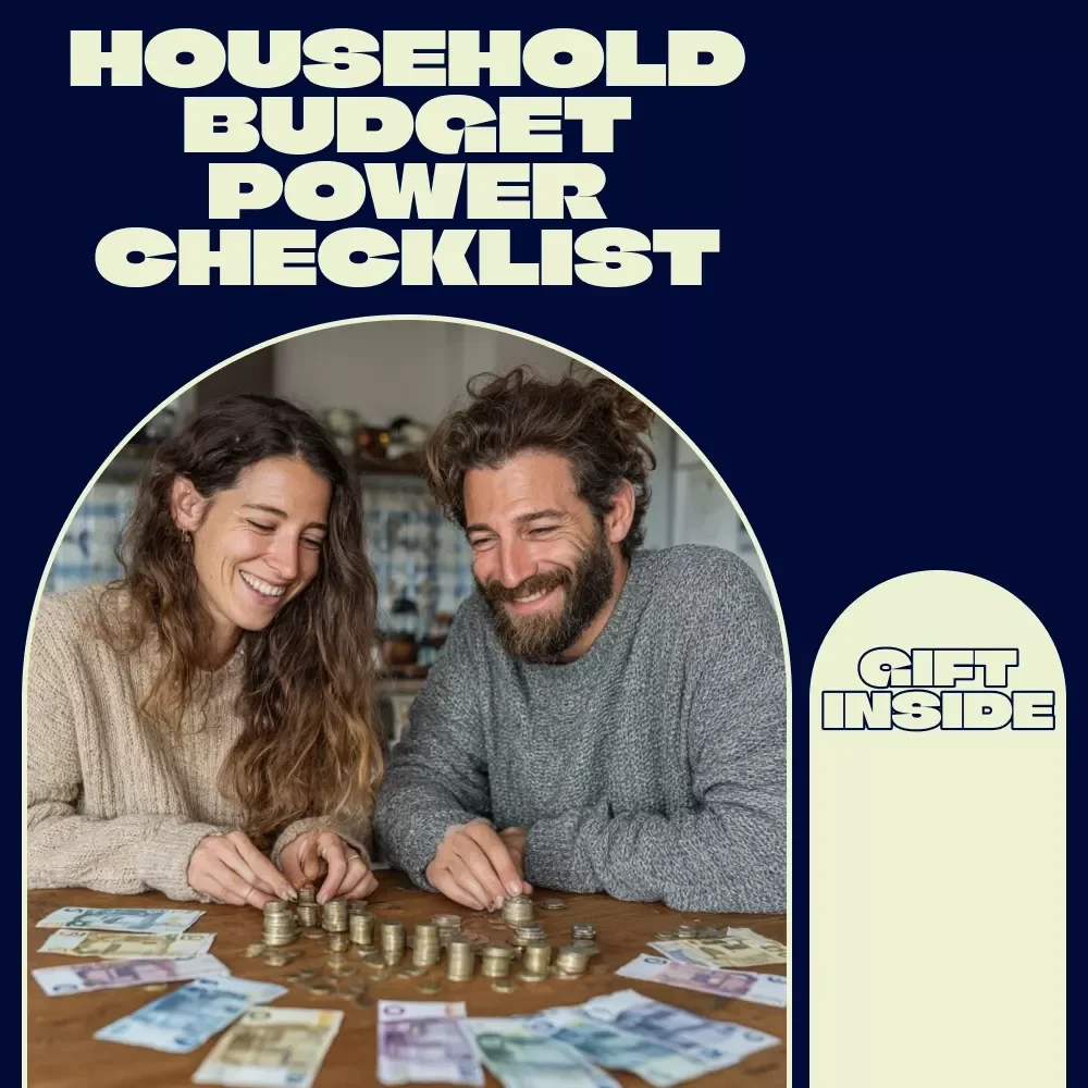 Household Budget Power Checklist: How to Make a Household Budget | Simple Guide for Financial Success