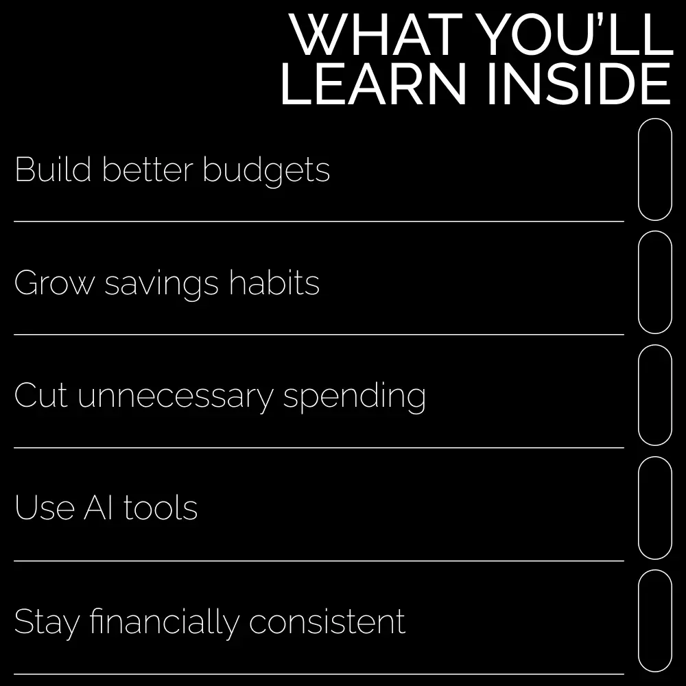 Smart Money Moves | Easy Guide on How to Manage and Save Money | Budgeting, Saving & AI Tools eBook