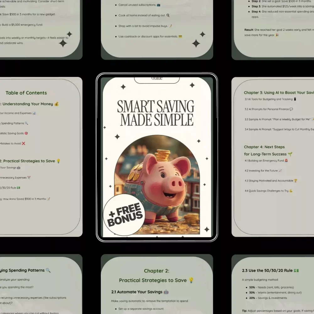 Smart Saving Made Simple: The Ultimate Guide on How to Do Savings, Budgeting, and Money Management