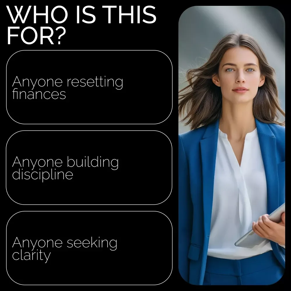 The No-Spend Challenge: How to Reset Your Finances – A Step-by-Step Guide on how to prepare for a no-spend month, 30-Day Money Reset Workbook & Budget Planning Checklist