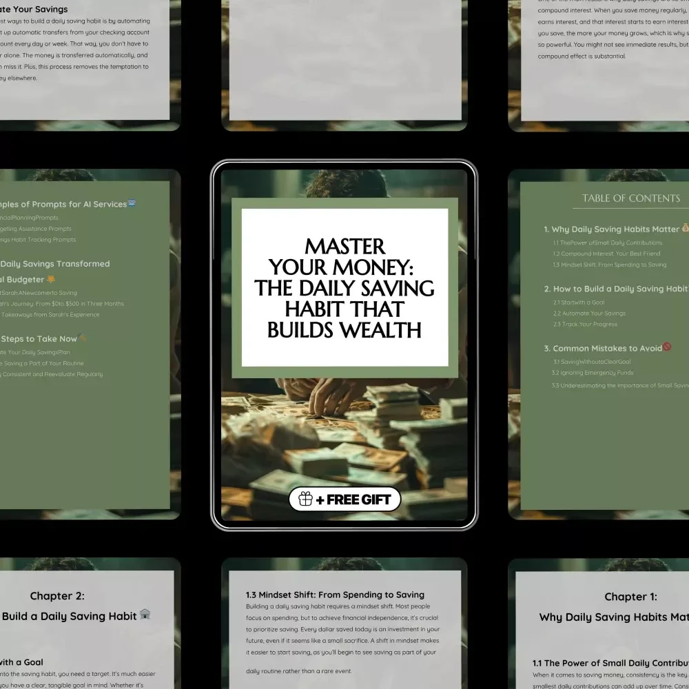 Master Your Money: The Daily Saving Habit That Builds Wealth - Your Guide to Building Wealth with Daily Saving Habits