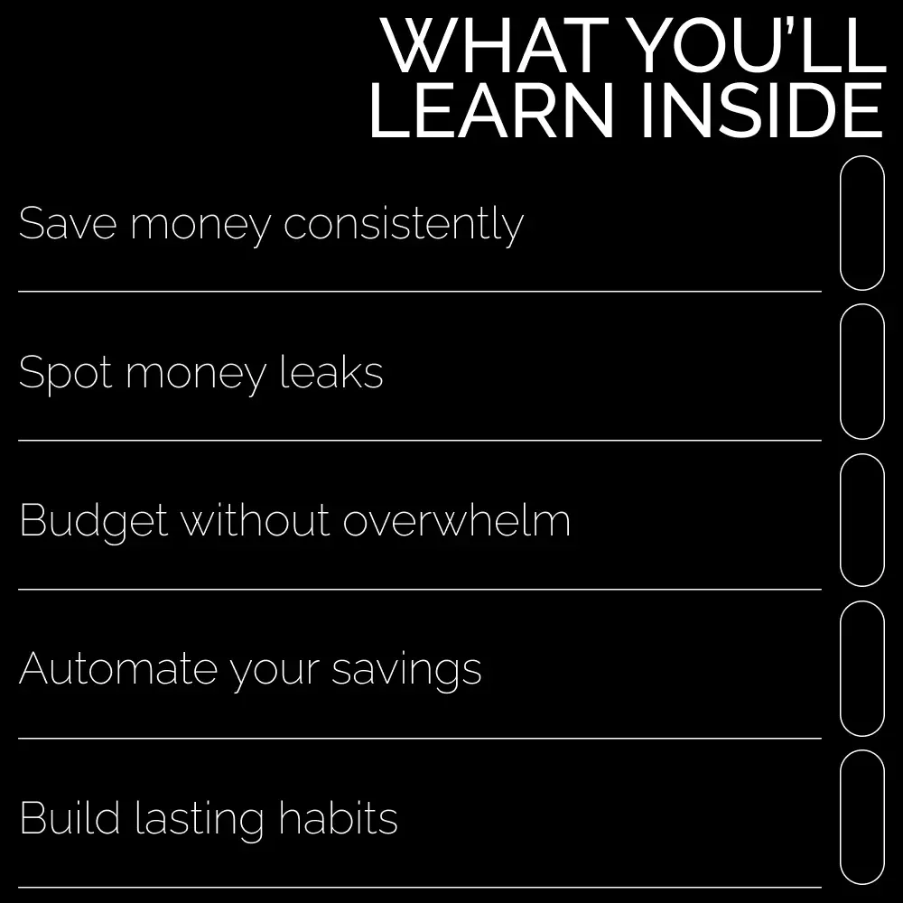Pocket More Each Month | Smart Money-Saving Ebook Guide on How to Save Money Each Month