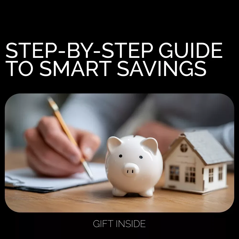 Your Step-by-Step Guide to Smart Savings – How to Plan Savings, Budget Planning Workbook, Personal Finance Digital Download