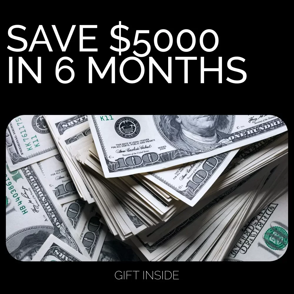 Save $5000 in 6 Months: Your Easy Calculator Guide - Digital Download for Smart Saving