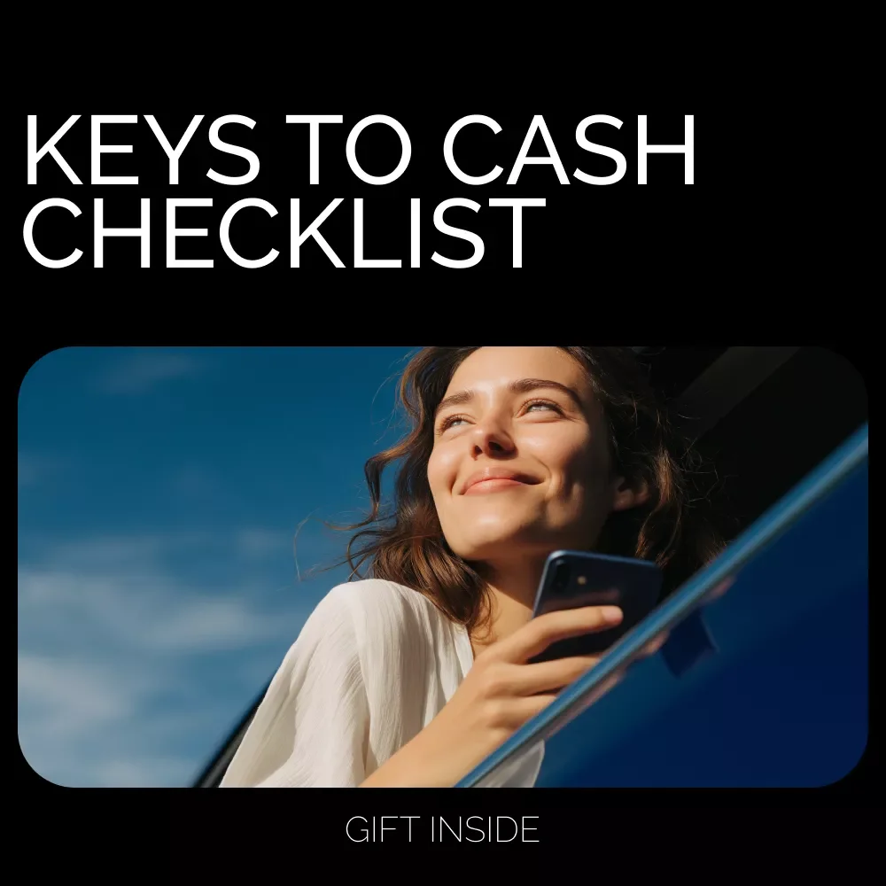 Keys to Cash: The Car Savings Checklist | Smart Car Fund Planner for Beginners | Simple Steps on how to start saving money for a car