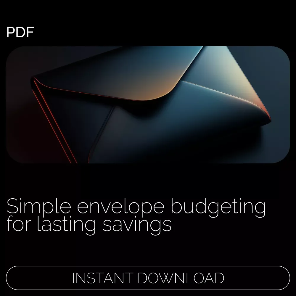 Envelope Your Savings: Smart Money Management | Easy Budgeting Ebook Using Saving Money Envelopes