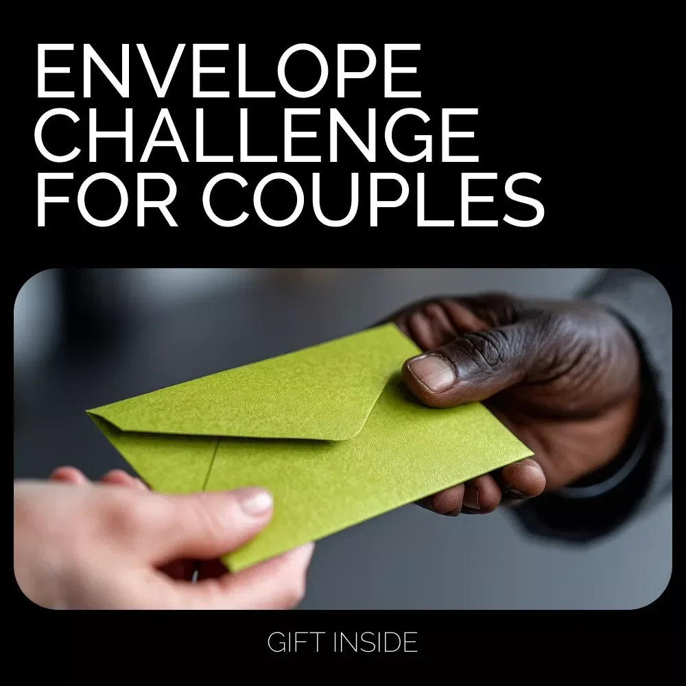 The Envelope Challenge Checklist for Couples | Savings Game, Budgeting Printable, Savings Challenge, Money Goals for Two, envelope challenge for couples