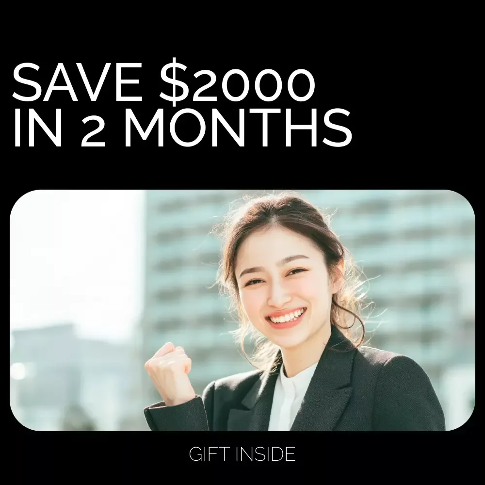Save $2000 in 2 Months Challenge | Step-by-Step Ebook Guide on How to Save 2000 in 2 months, Budget Smarter, Cut Costs & Boost Income Fast