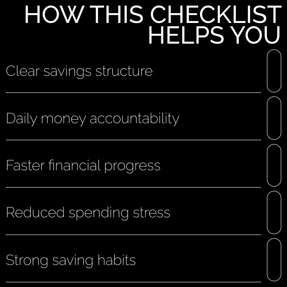 10K in 3 Months Checklist | Step-by-Step Fast Savings Plan | How to Save 10 000 in 3 Months