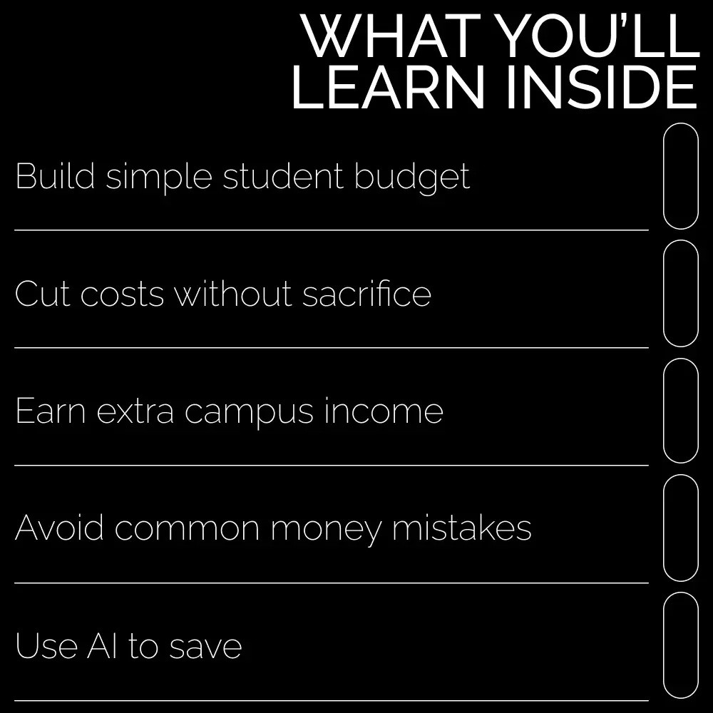 Smart Student Savings: Raise Money on Campus – A Practical Guide on how to start saving money as a student | Budgeting, Earning & AI Money Tips eBook