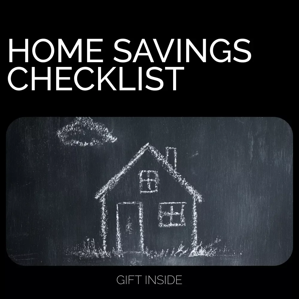 Home Savings Success Checklist | Budgeting to Save for a House | First-Time Home Buyer Savings Planner & Down Payment Checklist