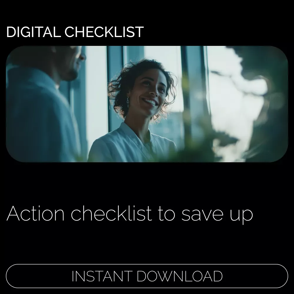💰 Smart Saving Made Simple: Your Action Checklist | Printable Savings Checklist | Step-by-Step Budgeting, AI Tools & How to Save Up