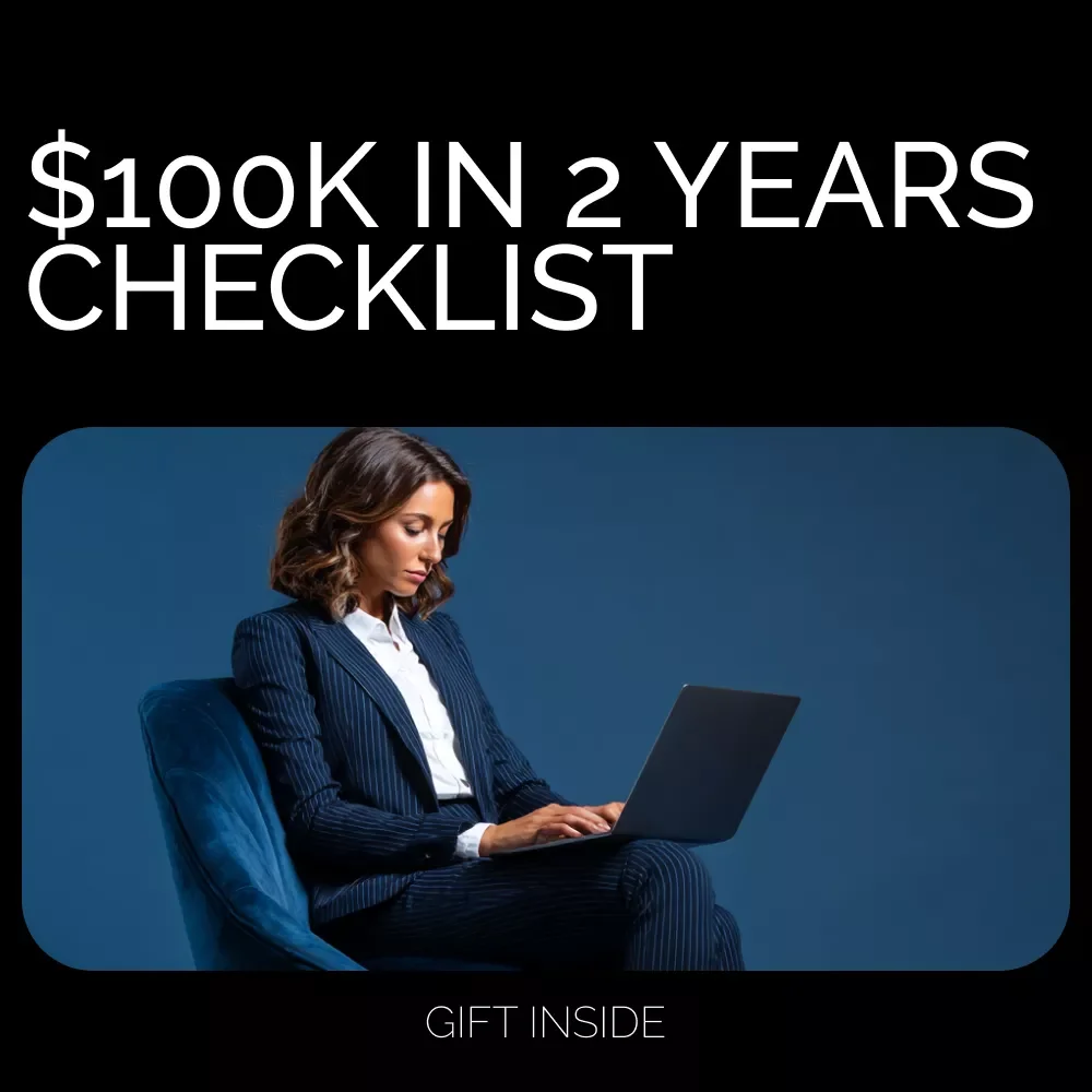 💰 The $100K in 2 Years Action Checklist – Step-by-Step Plan for Anyone Wondering How to Save 100k in 2 Years | Smart Money, Budgeting & Wealth-Building