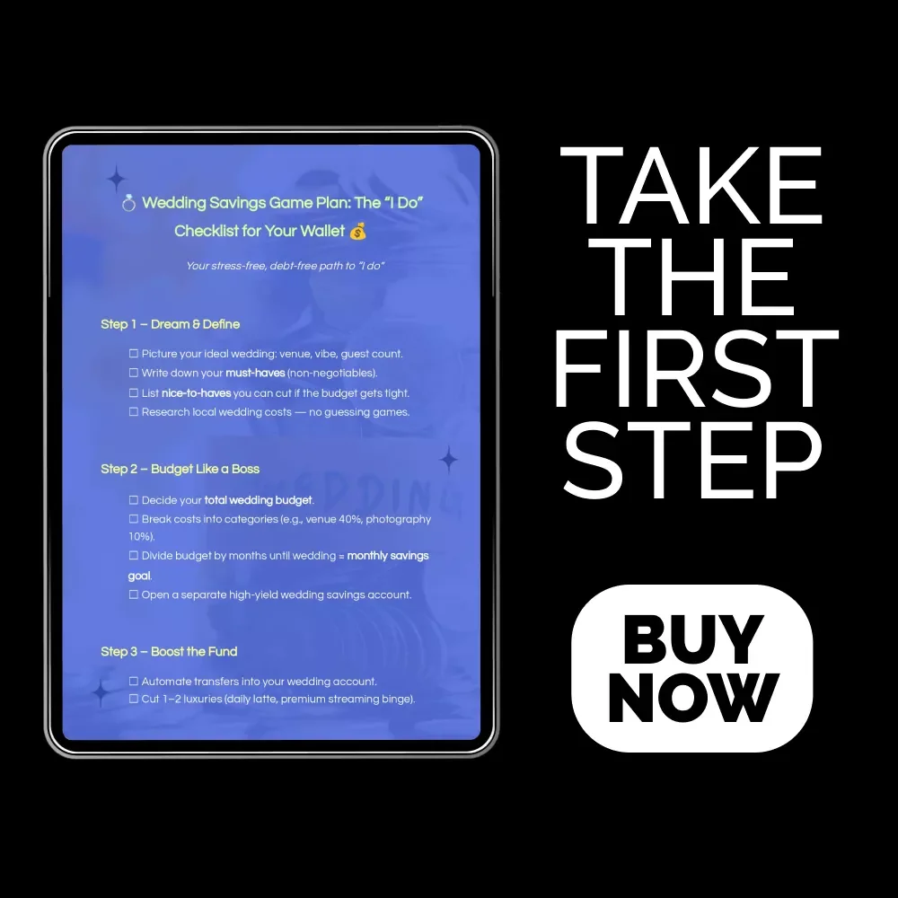 Wedding Savings Game Plan: The “I Do” Checklist for Your Wallet – Smart Wedding Budget Planner, Debt-Free Bridal Savings, How to Save Money for Marriage