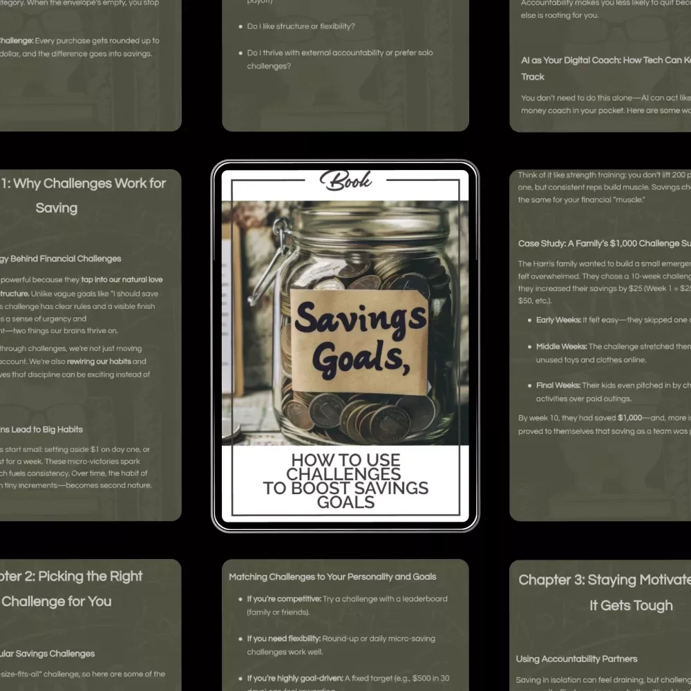 How to Use Challenges to Boost Savings Goals – Practical eBook Guide for Building Better Money Habits, Fun Savings Plans & Financial Motivation Blueprint