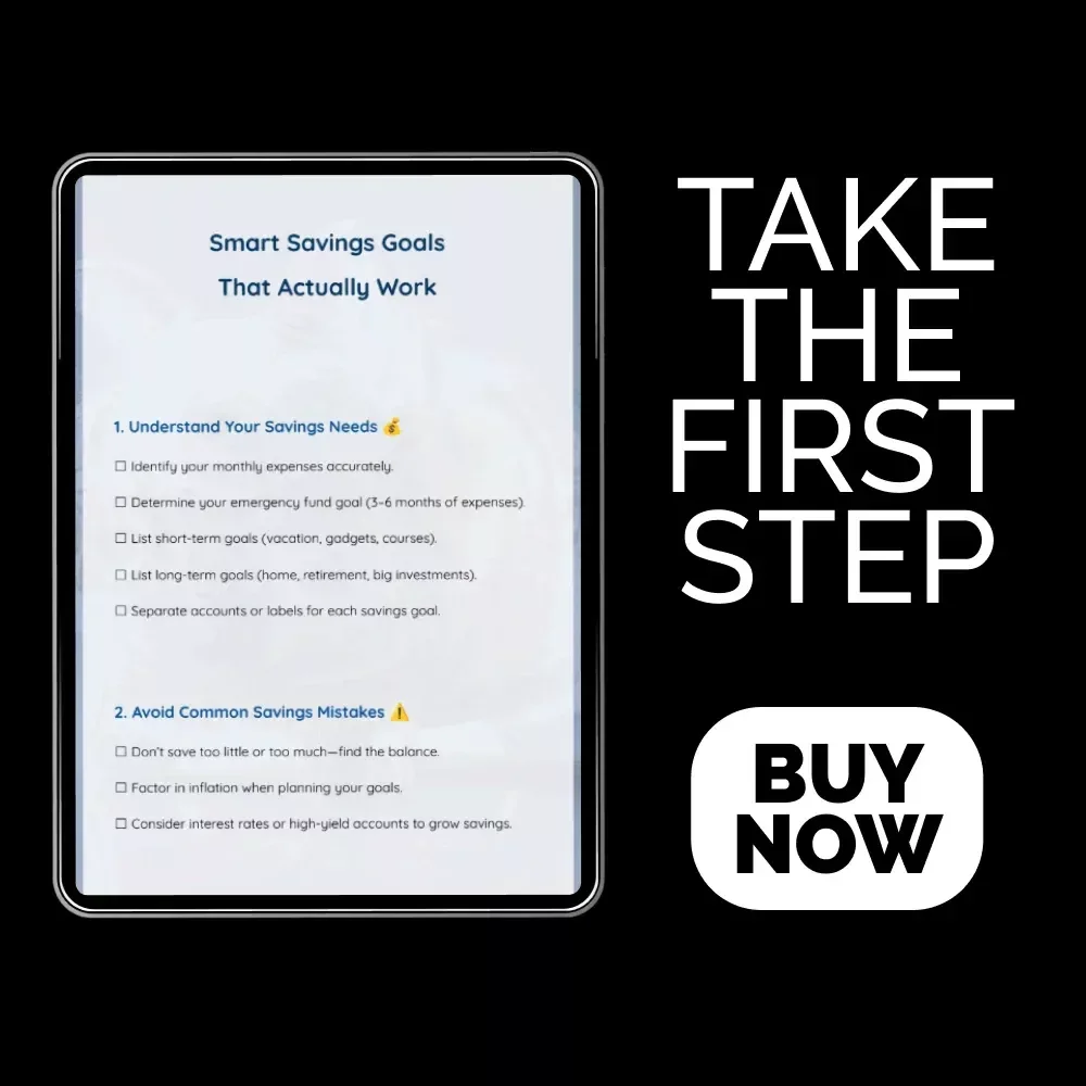 Smart Savings Goals That Actually Work: How Much to Keep in Savings Checklist