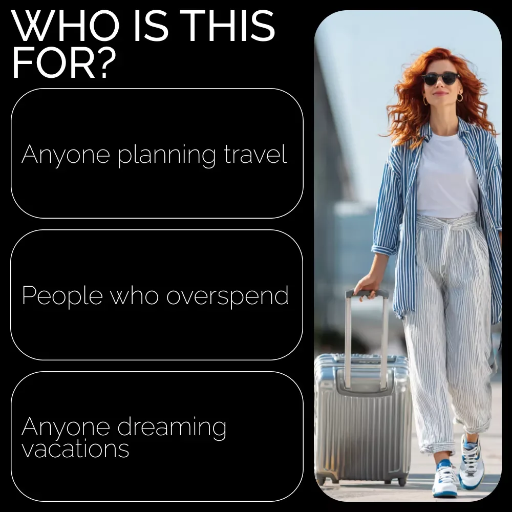 Vacation Fund Checklist 💸 | Simple Planner for How to Save Money for Vacation | Smart Travel Savings Digital Download