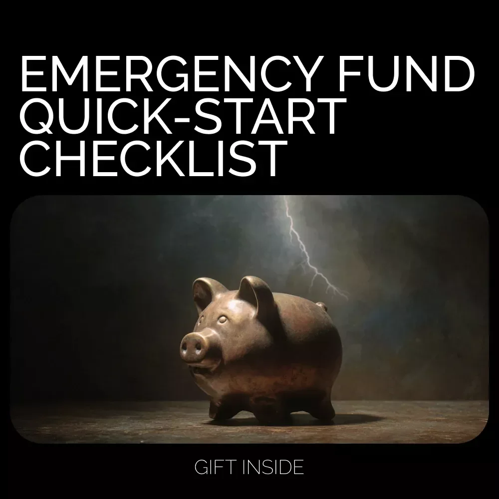 Emergency Fund Quick-Start Checklist | Budget Planner Printable | Financial Planning | Money Management Tools | emergency fund tips Checklist