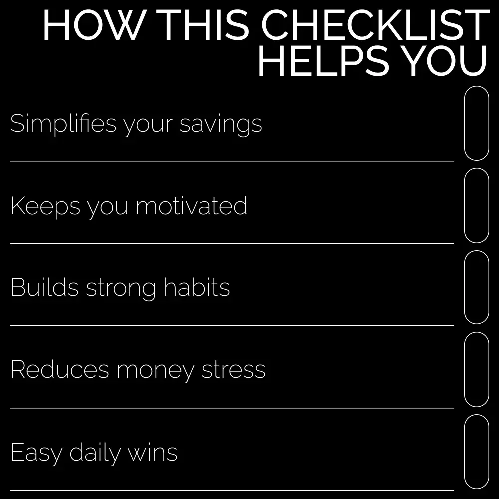 100 Envelope Challenge Rules Checklist | What Is the 100 Envelope Challenge Rules | Savings Challenge Printable | Money Challenge Checklist