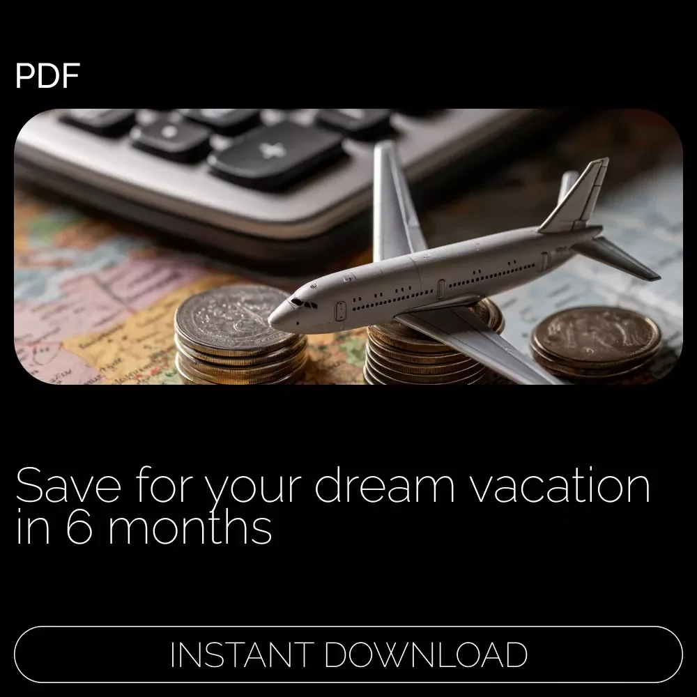 Escape Fund: Save for Your Dream Vacation in 6 Months - Digital Guide & eBook