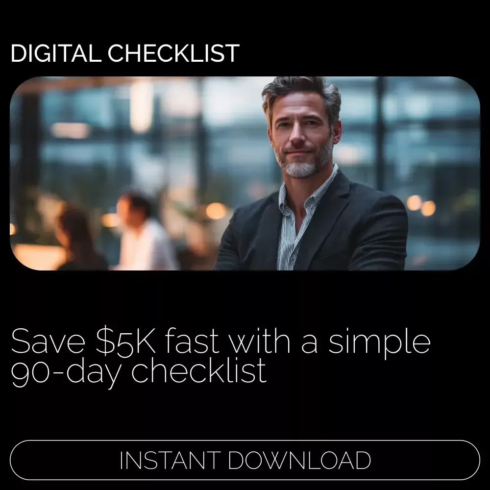 The $5K Sprint – Your 90-Day Action Plan | Digital Checklist to Learn How to Save $5000 in 3 Months