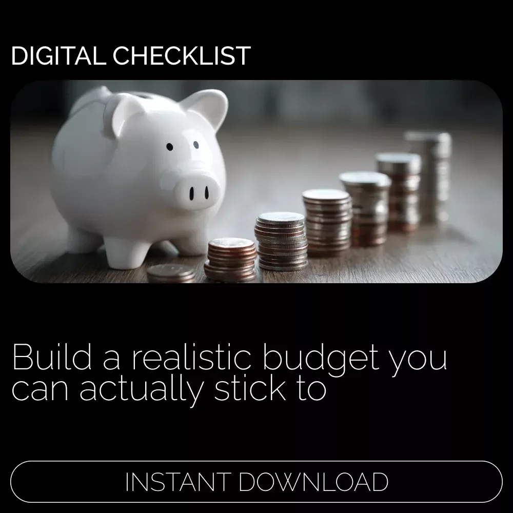 Quick-Action Checklist to Budgeting Plan – Simple Guide on how to make a budget that actually works for you | Printable Money Management Checklist