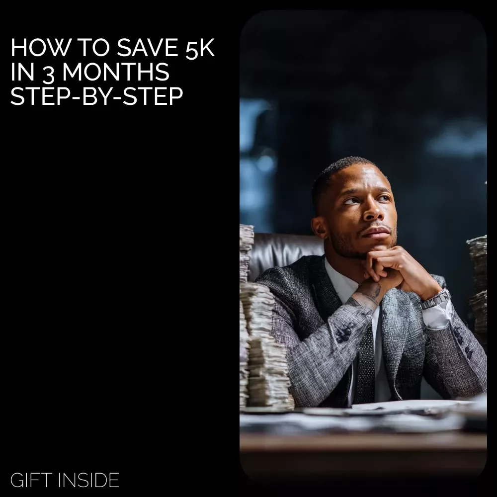 5K in 3 Months: Actionable Checklist | How to Save 5k in 3 Months Step-by-Step Guide for Budgeting, Side Hustles, and Smart Saving