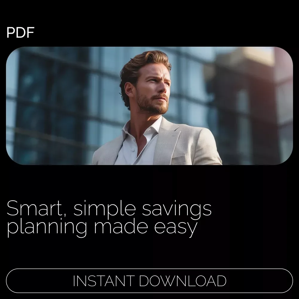Your Step-by-Step Guide to Smart Savings – How to Plan Savings, Budget Planning Workbook, Personal Finance Digital Download