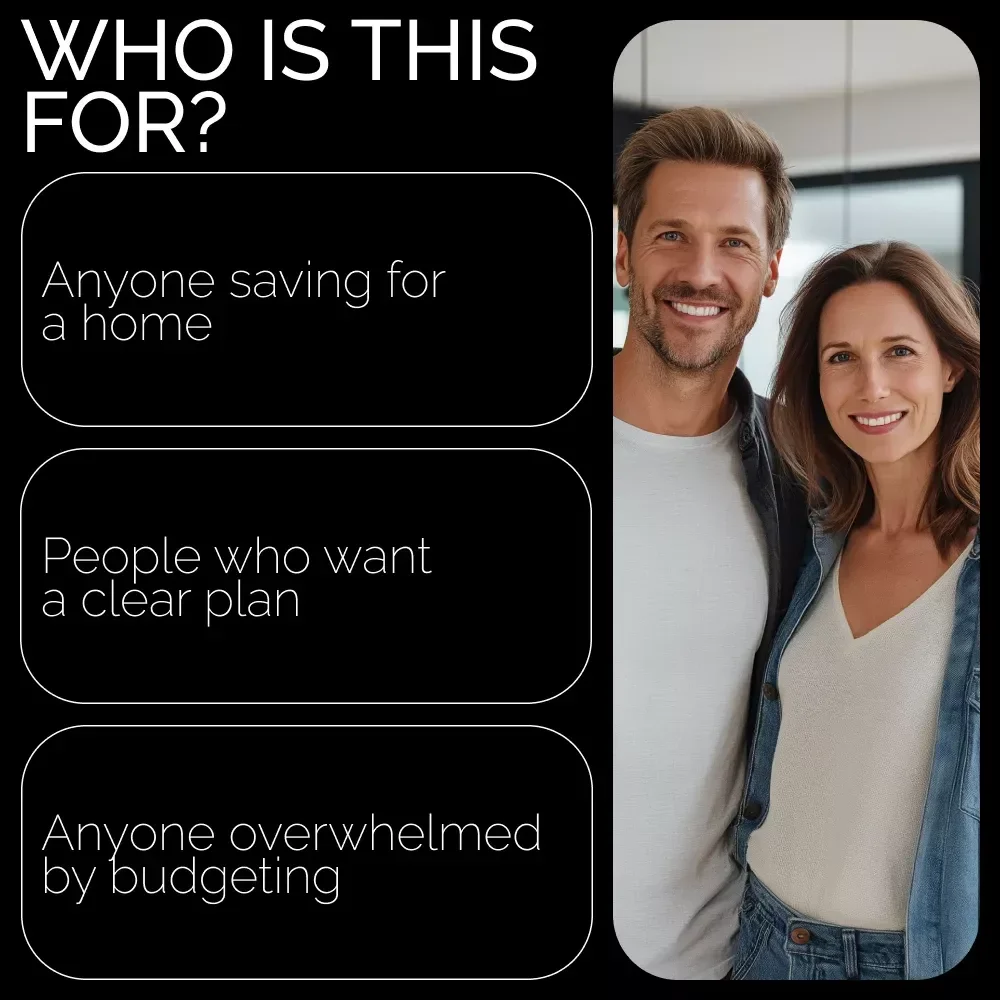 Home Savings Success Checklist | Budgeting to Save for a House | First-Time Home Buyer Savings Planner & Down Payment Checklist
