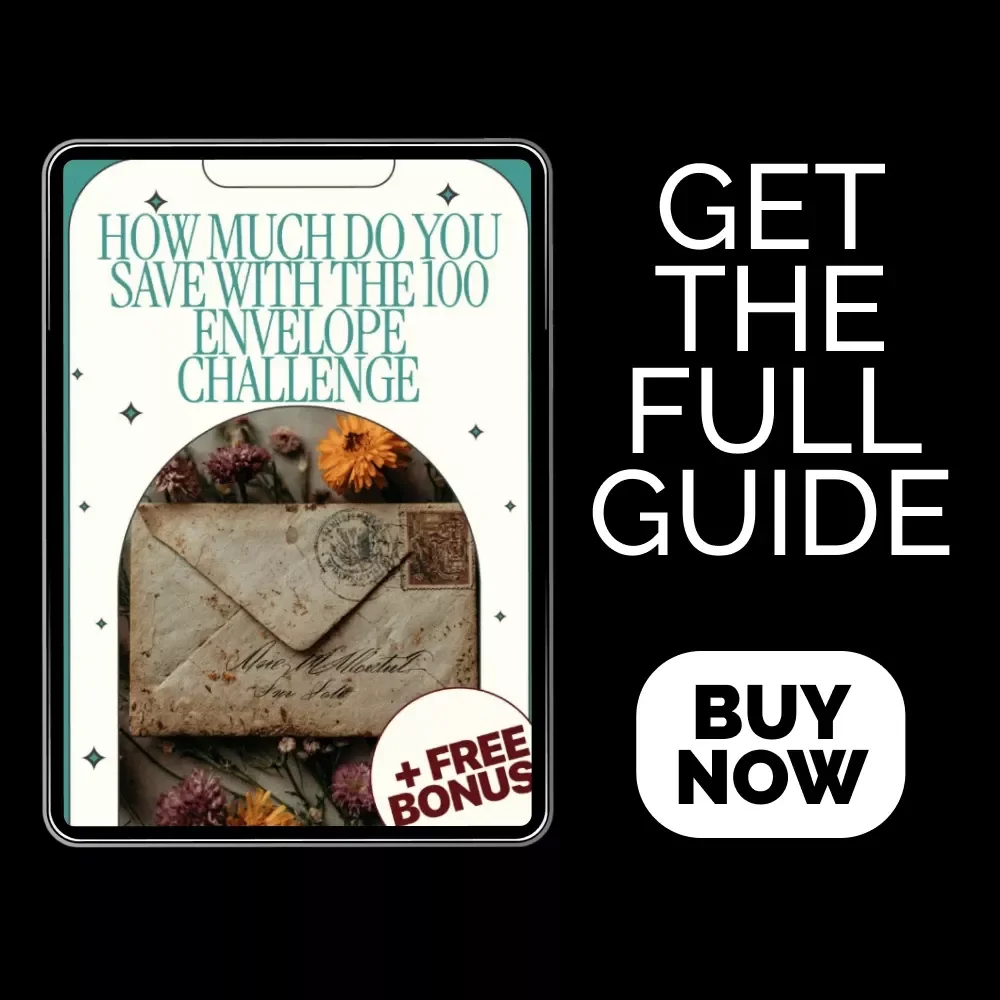 How Much Do You Save with the 100 Envelope Challenge | Viral Savings Guide | Budget Planner PDF | how much do you save with the 100 envelope challenge