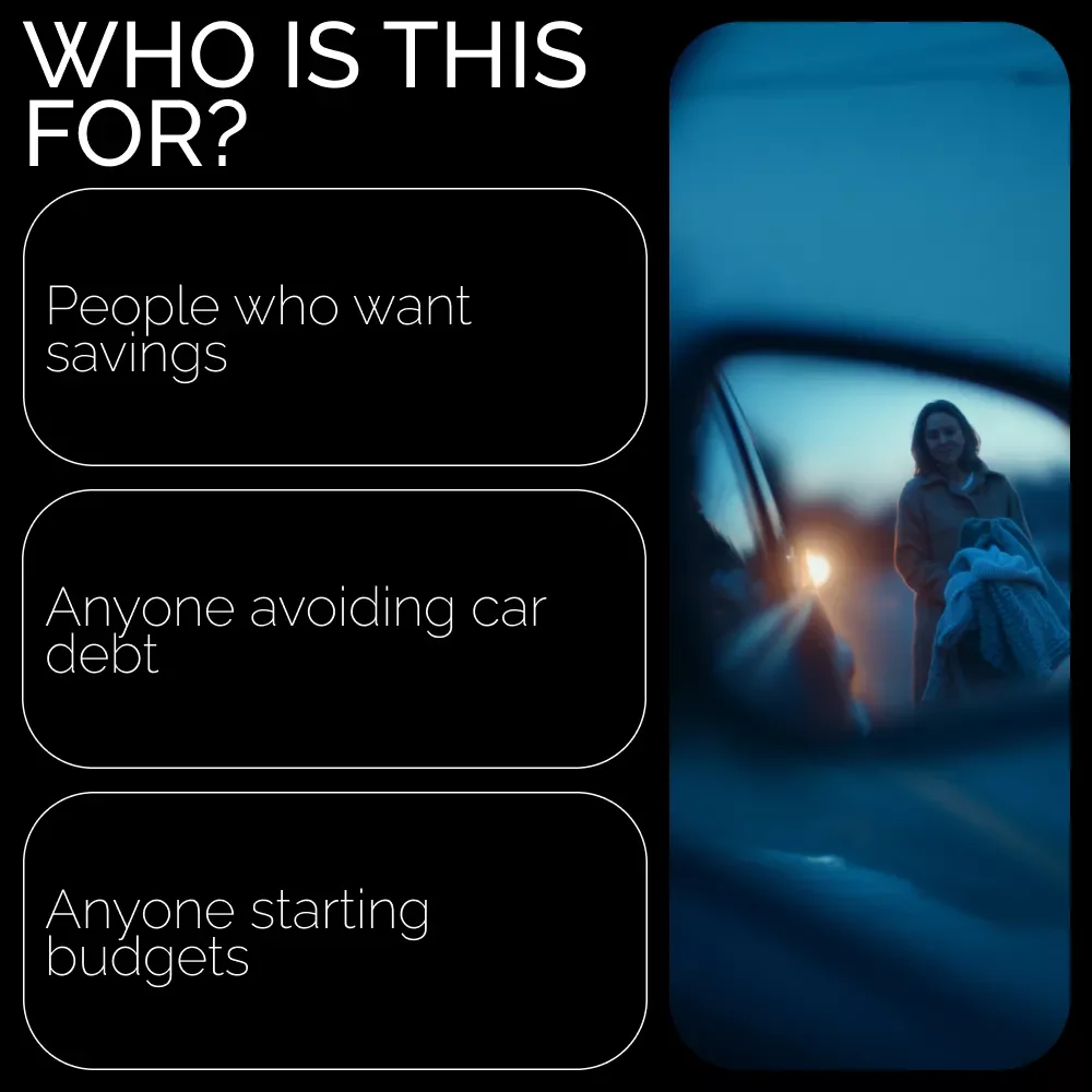 Keys to Cash: The Car Savings Checklist | Smart Car Fund Planner for Beginners | Simple Steps on how to start saving money for a car