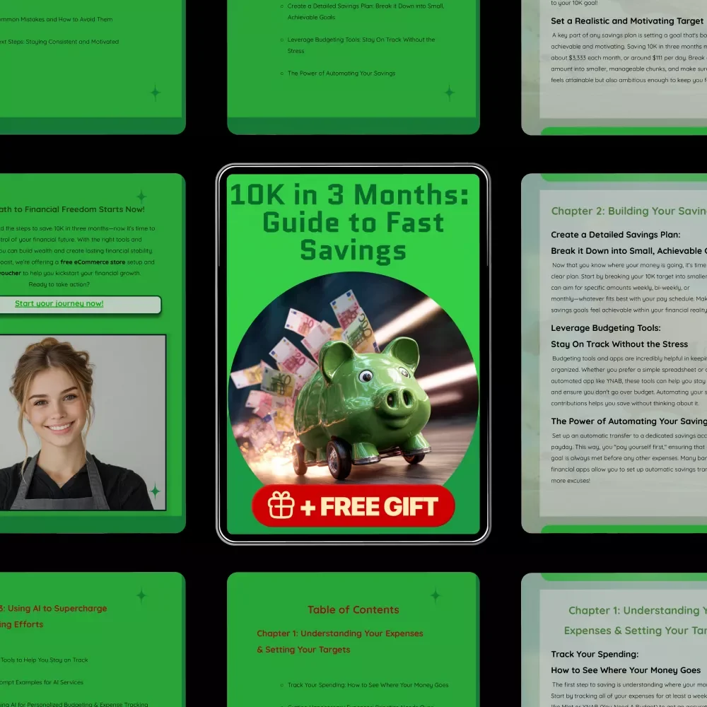 10K in 3 Months: Guide to Fast Savings | Smart Budgeting Plan, AI Saving Tools & Proven Money Habits for Rapid Financial Goals