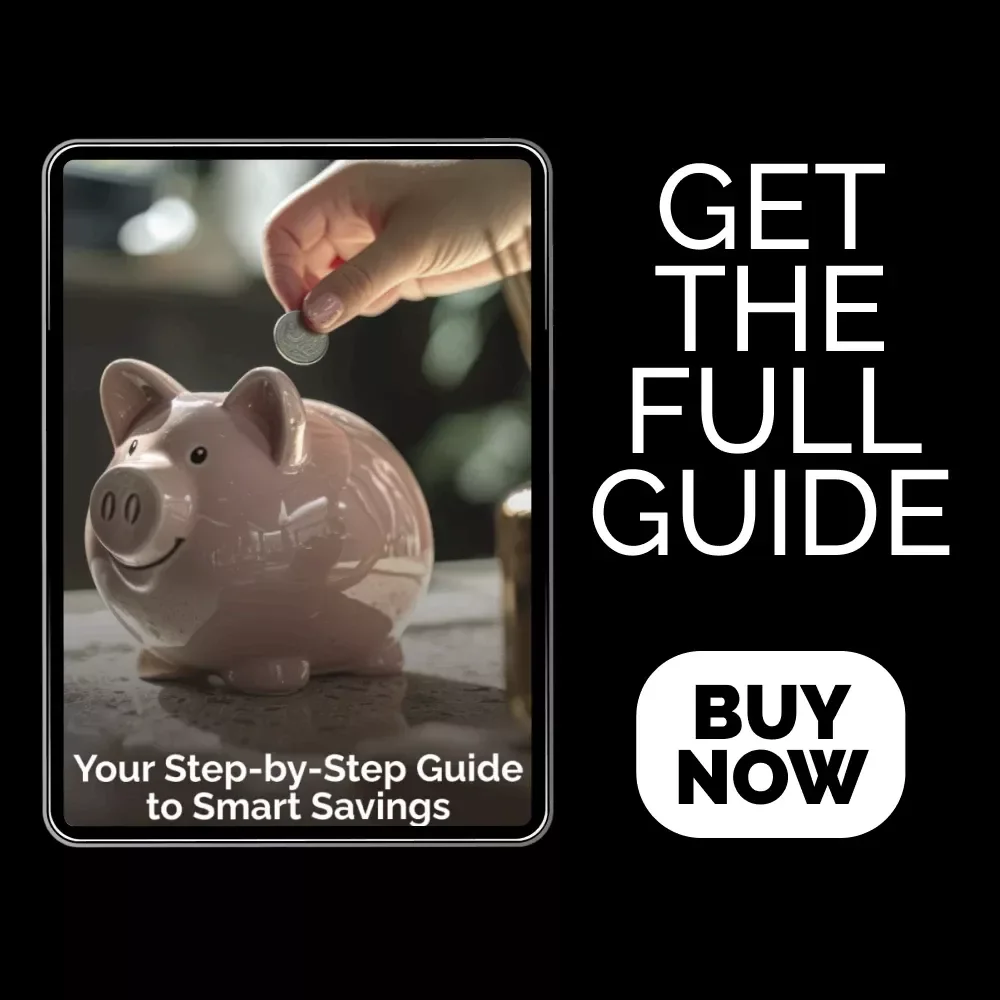 Your Step-by-Step Guide to Smart Savings – How to Plan Savings, Budget Planning Workbook, Personal Finance Digital Download