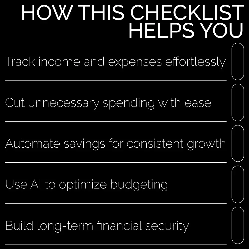 Your Smart Savings Action Checklist – How to Do Savings Step-by-Step Guide for Financial Success