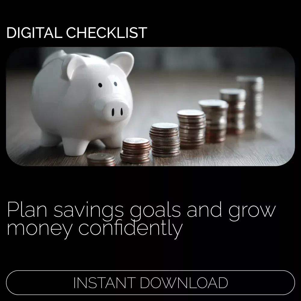 Smart Savings Goals That Actually Work: How Much to Keep in Savings Checklist