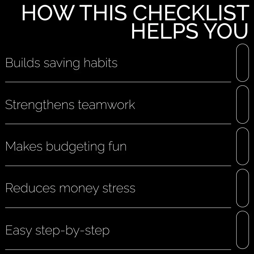 The Envelope Challenge Checklist for Couples | Savings Game, Budgeting Printable, Savings Challenge, Money Goals for Two, envelope challenge for couples