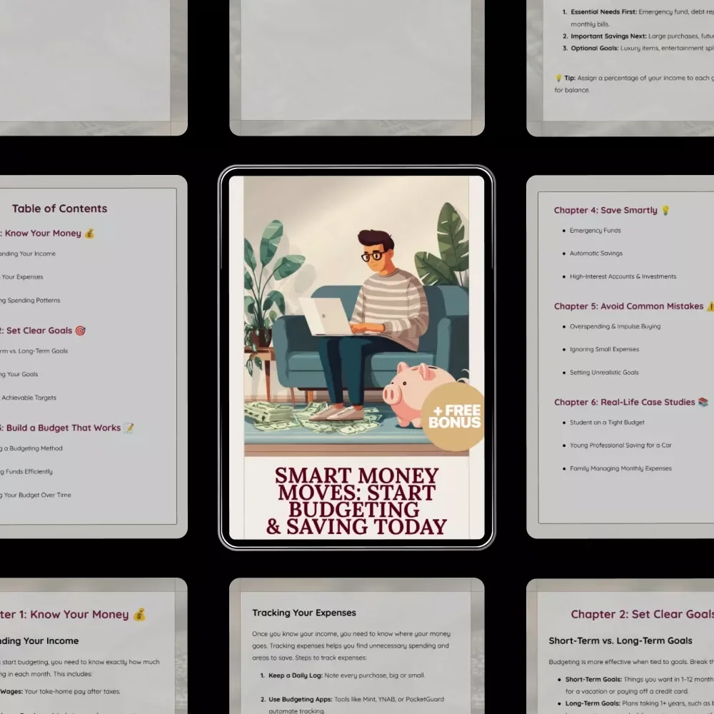 Smart Money Moves: Start Budgeting & Saving Today - eBook Guide for Personal Finance Success