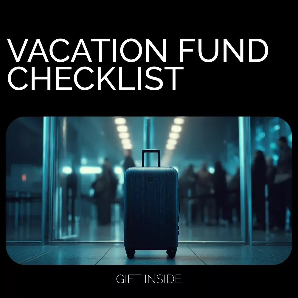 Vacation Fund Checklist 💸 | Simple Planner for How to Save Money for Vacation | Smart Travel Savings Digital Download