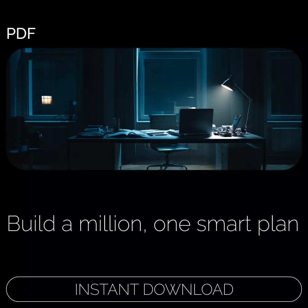 Million in Motion: Your 20-Year Plan to $1,000,000 – Smart Wealth Building Guide | How to Save a Million Dollars in 20 Years | Long-Term Financial Planning PDF