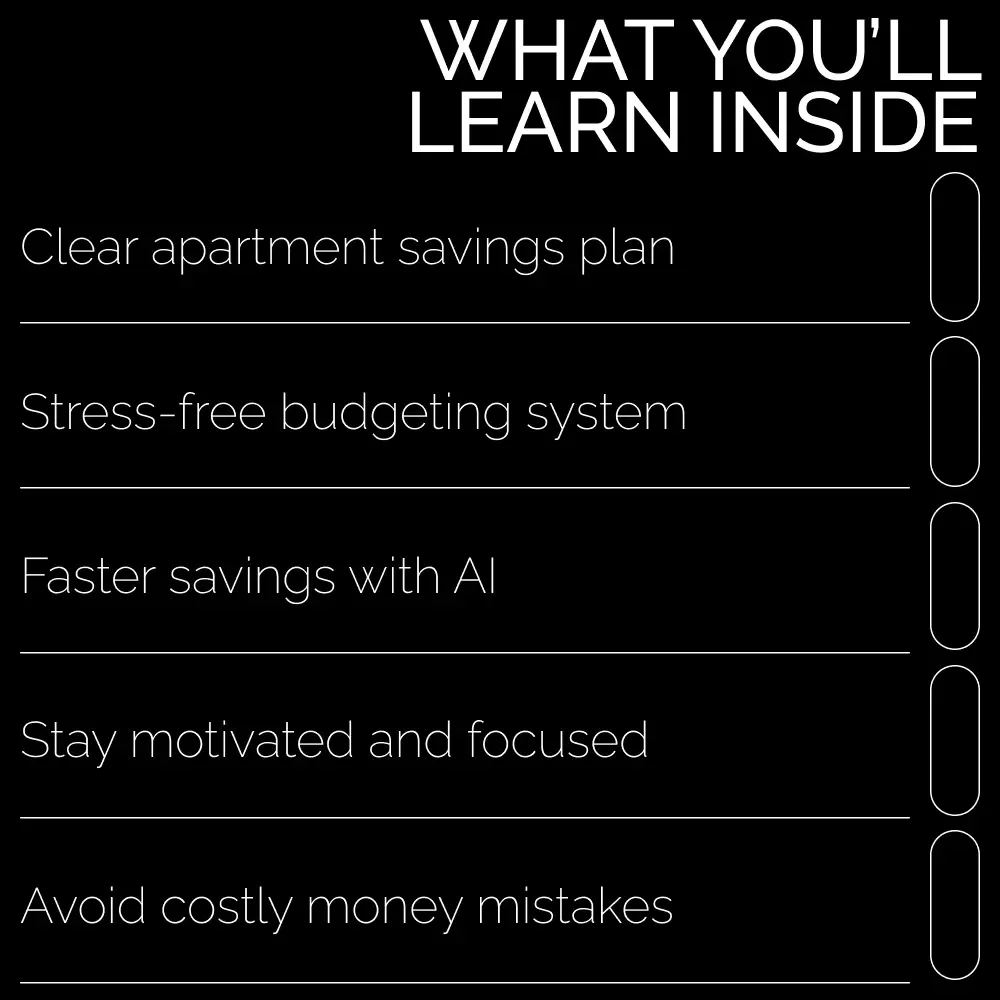 Smart Saving: Save for Your Dream Apartment | Practical Guide on how to save money for an apartment | Budgeting, AI Tools & Real-Life Examples