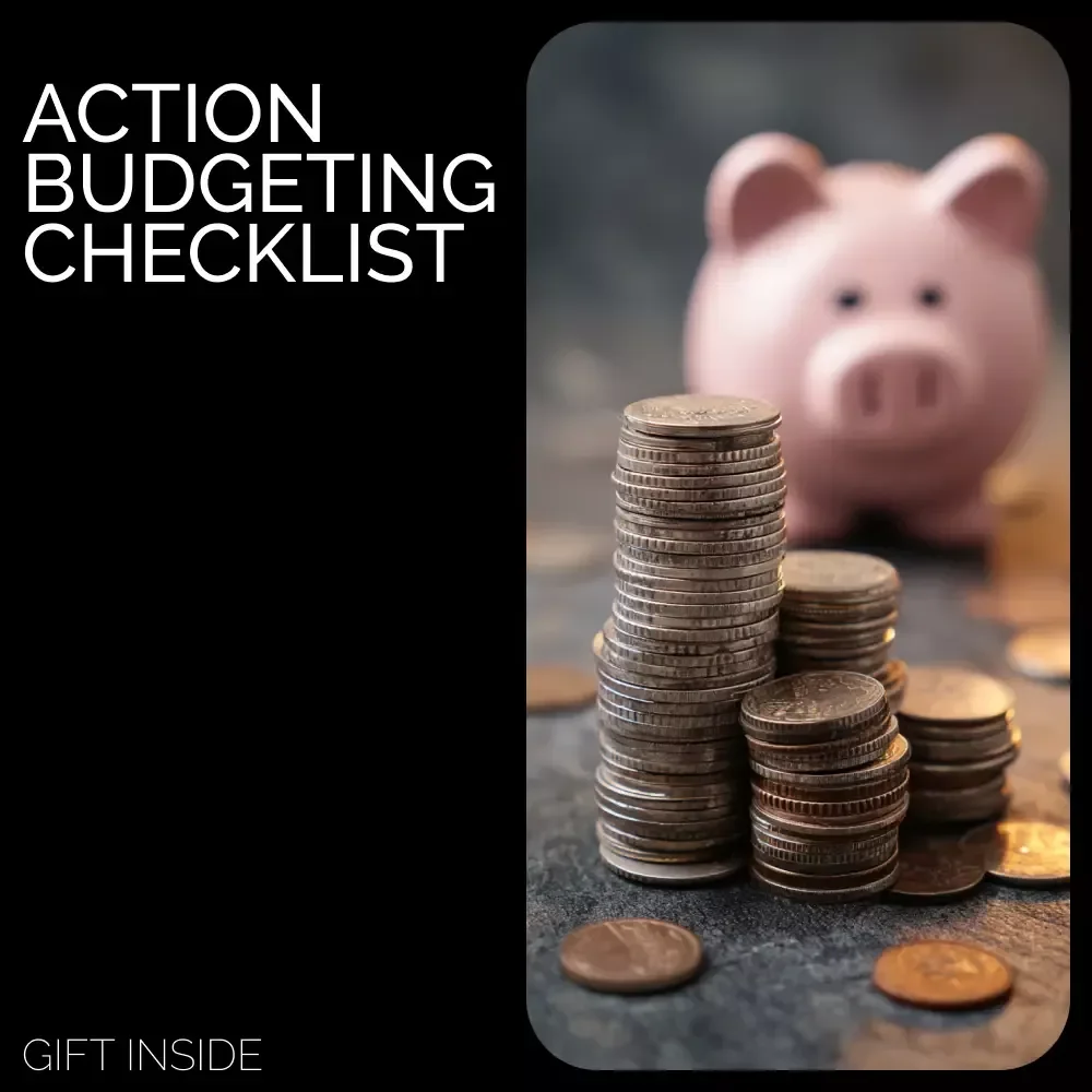 Quick-Action Checklist to Budgeting Plan – Simple Guide on how to make a budget that actually works for you | Printable Money Management Checklist