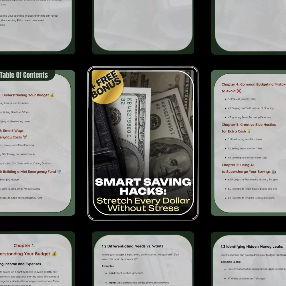 Smart Saving Hacks: Stretch Every Dollar Without Stress - The Ultimate Guide to Saving on a Tight Budget