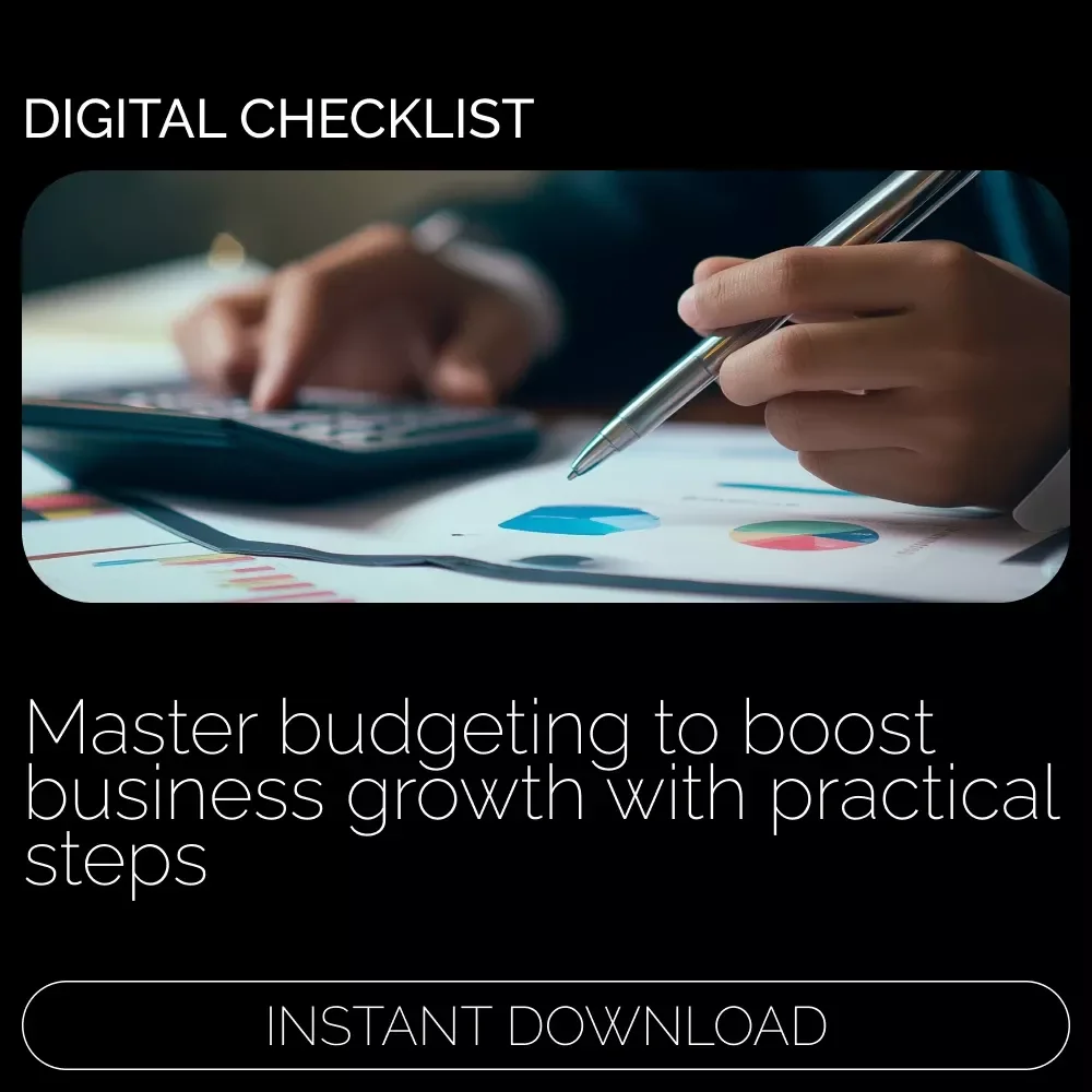 The Business Budget Power Checklist: How to Make a Budget for a Business with Confidence